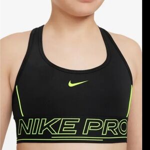Nike Black Racerback Sports Bra with Stretchy Fabric